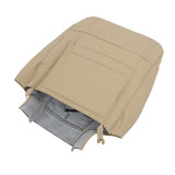 Seat Cover Driver Tan Leather Bottom and Top 2Pcs Replacement for 2007-2014 Expedition Sport Utility 4-Dooroyou