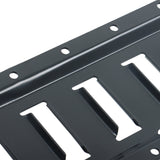 Black E-Track Tie-Down Rail Kit 2' E Track Rail 4 Pack for Garages Trailers Motorcycle Tie Downs Powder Coat 6,000 lbs Breaking Strength