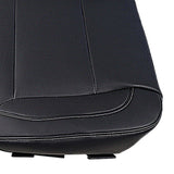 Bottom and Top Black Seat Cover Replacement for Silverado 2014-2019