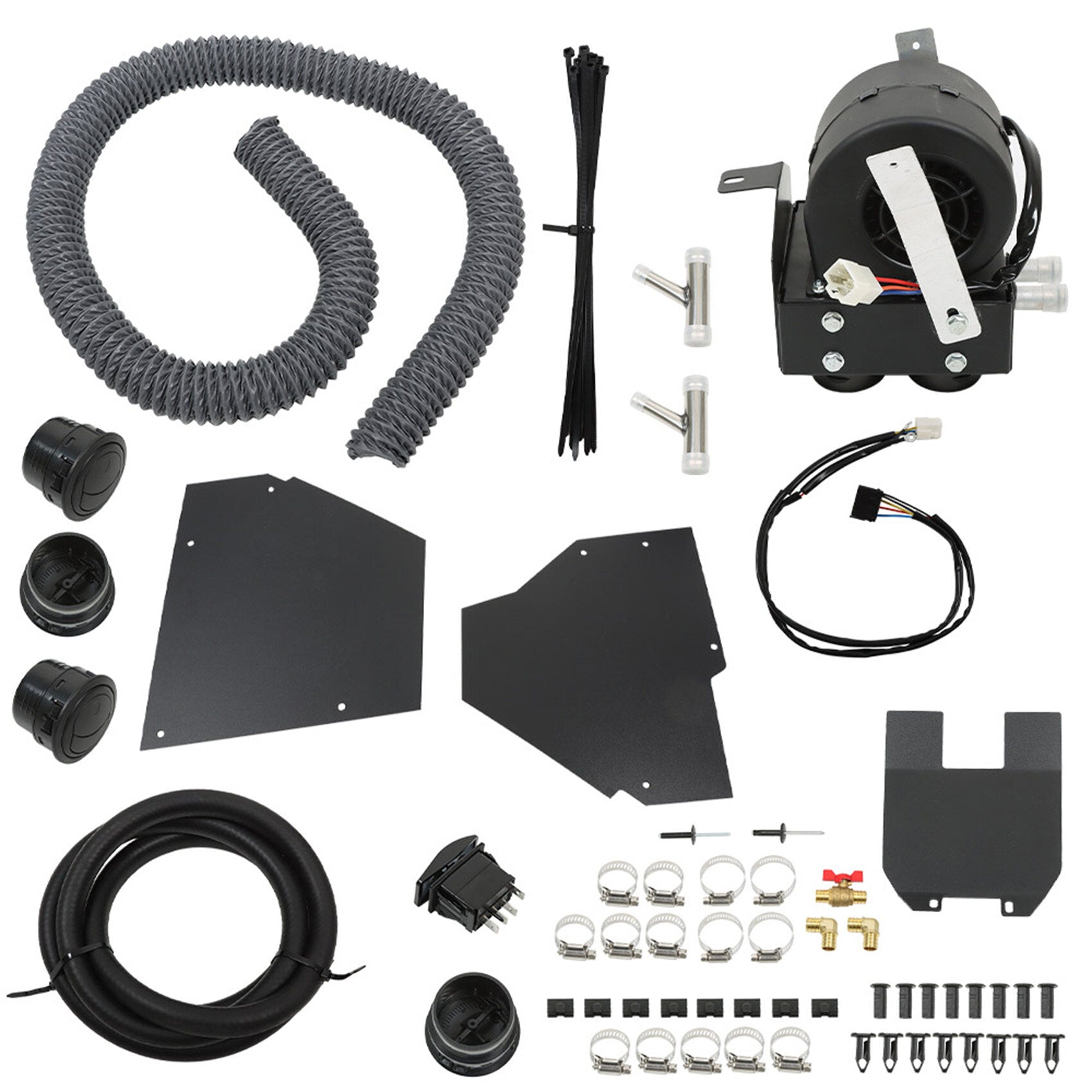 labwork Cab Heater Kit with Defrost Replacement for Can-Am Maverick X3 2017-2020