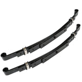 Heavy Duty Rear 4 Leaf Springs for E-Z-GO TXT 1995-2013 Golf Cart (Set of 2)