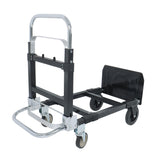 3-in-1 Heavy Duty Folding Hand Truck 500LB Capacity Carbon Steel Folding Trolley