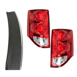 Labwork Rear Tail Lights & Bumper Step Pad Fit For 2011-2020 Dodge Grand Caravan
