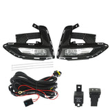 Labwork RH+LH Bumper Fog Lights For Nissan Sentra S SR SV 2020-2021 Clear Lens