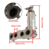 Labwork Exhaust Manifold Catalytic Converter For Toyota Camry 2007-2009