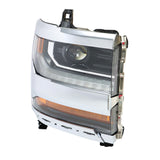 Labwork Right Headlight For 2016-2018 Chevy Silverado 1500 Chrome Assembly HID