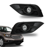 Labwork Right+Left Front Bumper Fog Light For Honda CR-V 2012-2014 Switch+Wiring
