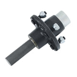 Labwork Trailer Axle Kit W/4 on 4" Bolt Idler 8Pack 1" Hub & Round BT8 Spindle