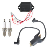 Ignition Coil CDI Ignitor AC Spark Plug For EZGO 4 Cycle Gas 1996-1998 Golf Cart