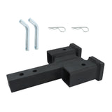 Labwork Trailer Dual Hitch Extender For 2 In Receiver 2 In Solid Shank 10000Lb