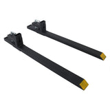 60" 4000lbs Clamp on Pallet Forks For Tractor Attachments Skid Steer Loader