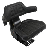Black Tractor Suspension Seat For Ford / New Holland 4000 4100 4600 4610 5100