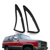 Labwork Front Vent Glass Window Weatherstrip Seals For Chevy Blazer 2pcs 1981-91