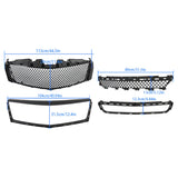 Labwork Front Upper Lower Grille + Outer Frame For 2013-2017 Cadillac XTS