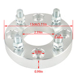 4PCS 1" Wheel Spacers 62mm 4x101.6 1/2"x20 For EZ GO EZGO Club Cars Golf Carts