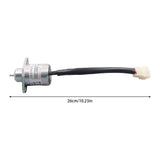 24V 1503ES-12A5UC5S Fuel Shut Off Solenoid Valve Replacement for Kubota | Plug-and-Play, Rugged Defense
