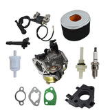 Carburetor Kit For Honda W/Ignition Coil Spark Plug And Air Filter 16100-ZF6-V00
