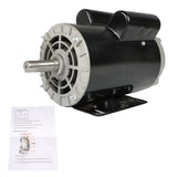 5 HP 1Phase Compressor Duty Electric Motor 230 V 3450 RPM Frame-56HZ 7/8'' Shaft