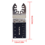 Universal For Metal Wood Plastic Cutting Oscillating Multitool Blades 50 Piece
