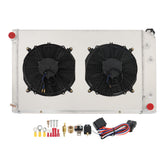 Labwork For 73-87 Chevy C/K Series Pickup Blazer/GMC 3Row Radiator+Shroud Fan