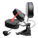 Driver Backrest + Adjustable Mounting Kit For Touring Electra Glide 2009-2019 US
