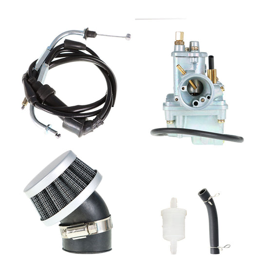 Carburetor Air Filter & Throttles Cable for Yamaha PW80 Dirt Bike Carb 1983-2006