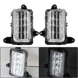 Labwork Front LED Fog Lights Lamps W/Bezels For 2019-2021 GMC Sierra 1500 AT4