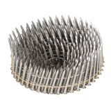 1200Pcs 1-1/4” ×.09” Stainless Steel Ring Shank Siding Nails 15 Degree Wire Coil
