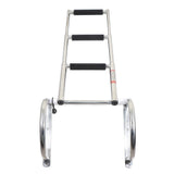 3 Steps Boat Ladder Stainless Steel in-Board Telescoping Folding Dock Ladder