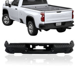 labwork Rear Bumper GM1103211 Face Bar with Sensor Holes and Dual Exhaust for 2019–2023 Silverado and Sierra 1500
