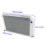 Labwork 3 Row 42mm Radiator For 1980-84 Ford F150/250/350 Bronco 5.0L 5.8L 7.5L