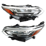 Headlights Assembly Left and Right Side Replacement for Sentra 2020 2021 2022 Headlights Chrome Housing Replacement for 260606LB5A 260106LB5A