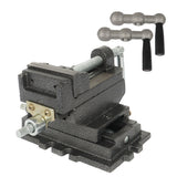 3" Cross Drill Press Vise Slide Metal Milling 2 Way X-Y Clamp Machine Heavy Duty