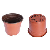 Garden Plastic Plant Flower Pots 100PCS Nursery Seedlings Starting Pot Container