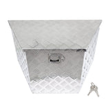 Labwork 15/29"X15"X18" Heavy Duty Aluminum Tread Tool Box For Truck Trailer