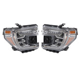 Labwork Right+Left Headlights For 2019-2021 GMC Sierra 1500 W/LED Signal Lamp