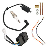 Ignition Coil CDI Spark Plug Kit For Kawasaki Bayou 300 KLF300C KLF300B 1988-04
