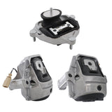 labwork 3PCS Hydraulic Engine Motor Transmission Mount Kit for 2009-2017 Audi A4 A5 Quattro