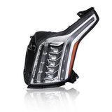 Labwork Left Headlight For 2015-2020 Cadillac Escalade Clear Lens Black Housing