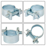 New 19/32" Fuel Injection Hose Clamp / Auto Fuel Clamps Clip Pipe - 10 Pack