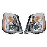 Labwork Right+Left Headlight For 2008-11 Cadillac DTS HID/Xenon Assembly Chrome