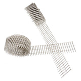 2-1/2" 0.09" Ring Shank 15 Degree Wire Coil Stainless Steel Siding Nail 3600Pack