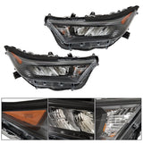 Labwork LH+RH Headlights Assembly For 2019-2022 Toyota RAV4 LE XLE Chrome LED