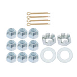 Labwork 2×1" Hub & Round BT8 Spindle Trailer Axle Kits With 4 On 4" Bolt Idler