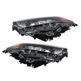 Labwork LH+RH Headlights Assembly For 2019-2022 Toyota RAV4 LE XLE Chrome LED