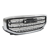 Labwork Front Upper Grille Fit For GMC Acadia SLE SL 2017 2018 2019 Chrome Grill