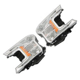 Labwork Left+Right Headlights Assembly For Ford F-150 2018-2020 Halogen Chrome