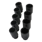 Labwork 9Pcs 29-38mm Deep Impact Socket Set Drive Metric Axle Hub Nut Socket
