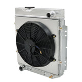 Labwork 3 Row Aluminum Radiator+Shroud Fan Relay For 1960-65 Ford Falcon Mustang