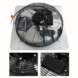 20" Shutter Exhaust Fan Aluminum High Speed Wall Mounted Garage Greenhouse New